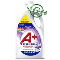 Гель для прання A+ Professional Colour для кольорової білизни, 4.62 л (102 прання)